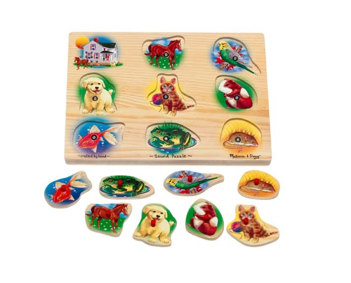 Melissa & Doug Puzzle, Sound, Pets