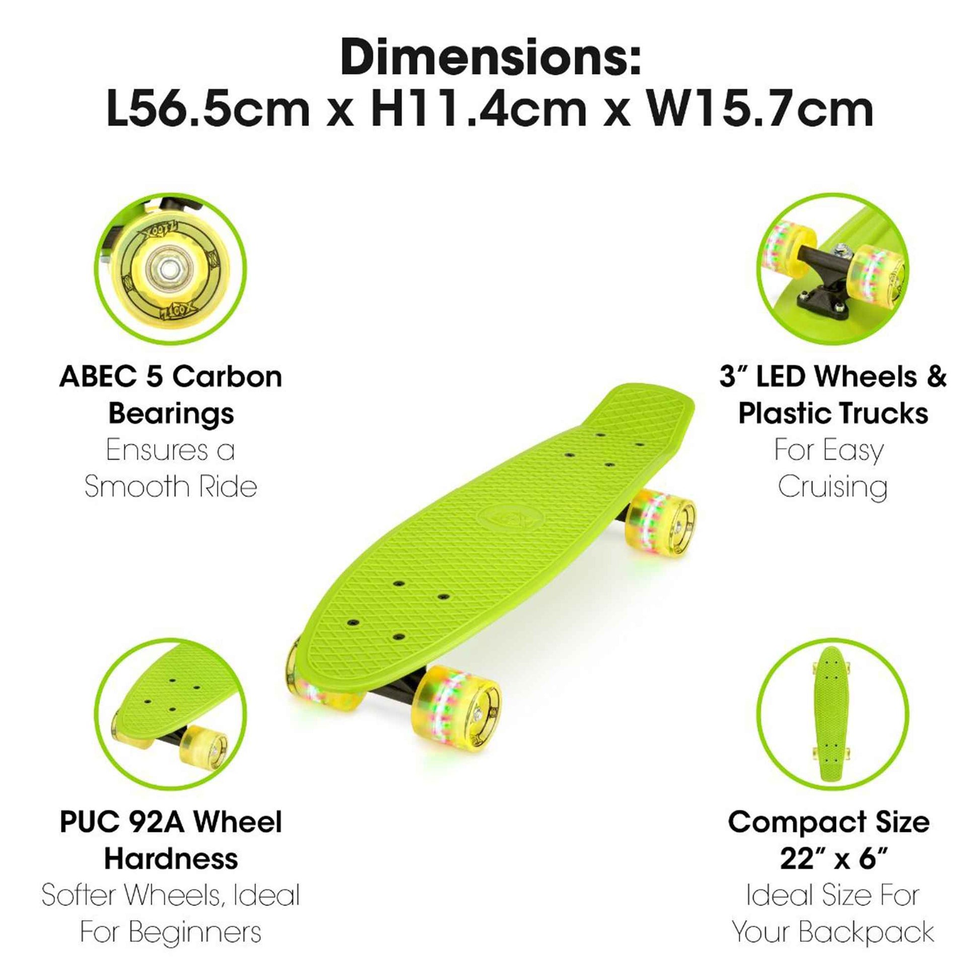 22" PP Cruiser Skateboard