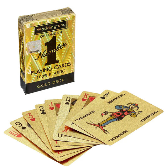 Waddingtons No. 1 - Gold Playing Cards