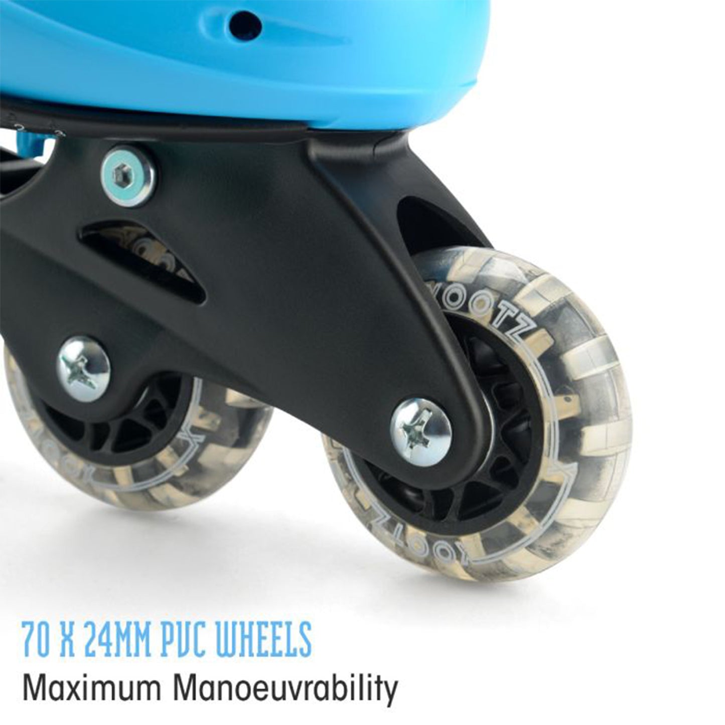 XOOTZ® Inline Roller Skates Blue (Small) 4 Wheels Skates