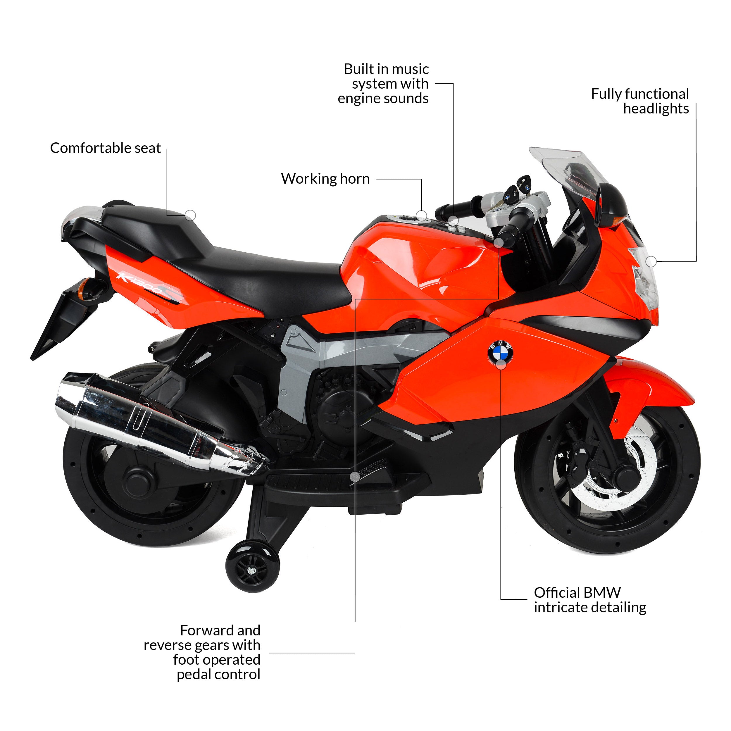 Bmw k1300s toy bike hot sale manual